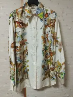 HERMES 鳥プリント 長袖シャツ サイズ42 HERMES 鳥プリント 長袖シャツ サイズ42 - メルカリ