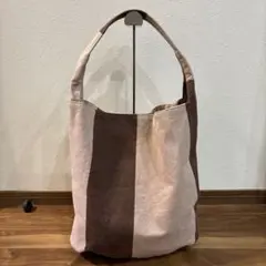 【美品】アトリエペネロープ 帆布キャンパス 大容量 トートバッグ バイカラーのサムネイル