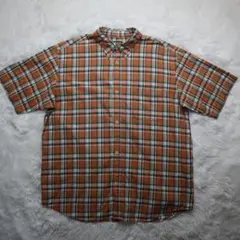 オールド ユニクロ 紺タグ 90s ボタンダウンシャツ マドラスチェック XL