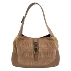 GUCCI グッチ ジャッキー ハンドバッグ ワンショルダー ピンクベージュ