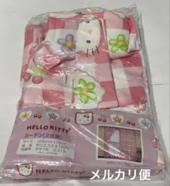 サンリオ 平成レトロ1998年 カーテン2枚組 さくらんぼキティ