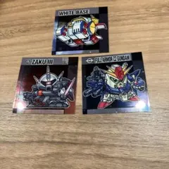 元祖SDガンダム　スナック　メタリックシール