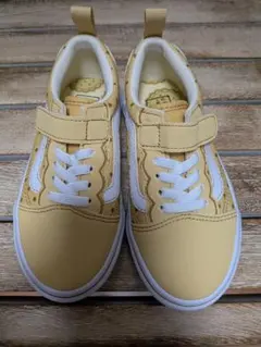 VANS イエロー スニーカー ベルクロ 17cm