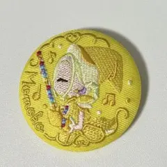 おジャ魔女どれみ　刺繍缶バッジ　飛鳥ももこ