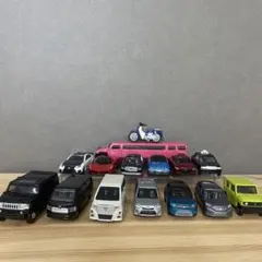 【トミカ 15台セット】乗用車タイプ•ハマーリムジン・スーパーカブ