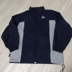 adidas ネイビー グレー ジャケット 140cm