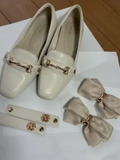 週末値引有り☆ RANDA 3ベルト デザイン ローファー Sサイズ