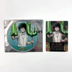 ヒロアカ ︎ ︎緑谷出久 ︎ ︎グラッテ ︎アクリルコースター ︎ ︎購入特典 ︎ ︎クリアカード