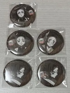 鬼滅の刃 お楽しみくじ ダイニング 缶バッジ しのぶ カナエ