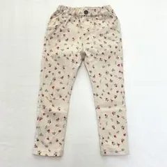 長ズボン 110 総柄　小花柄　女の子　ベージュ　春夏ブランド