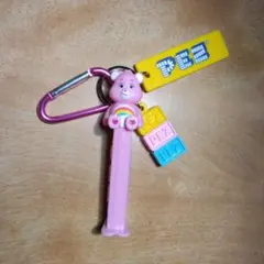 PEZ ケアベア キーホルダー ピンク