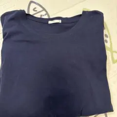 GU ネイビー 長袖 Tシャツ
