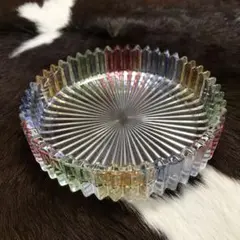 70'sビンテージ！レトロカラフルなガラスの小物入れ ヴィンテージ 昭和のサムネイル