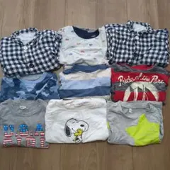 110 春秋　長袖　キッズ服 8点セット GAP　無印　ユニクロ　おまけあり