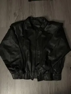 ブラックレザージャケット Lサイズ