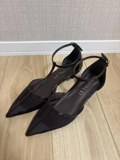 LE TALON3.5センチＴストラップシアーパンプス　24cm