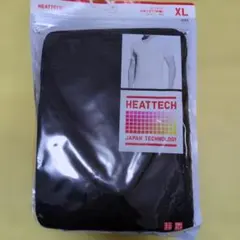 新品UNIQLO　HEATTECH ブラック Vネック Tシャツ XLmens
