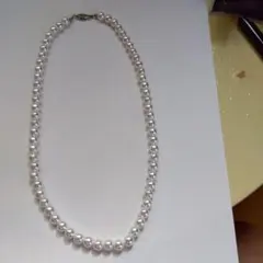パール調 ネックレス ホワイト