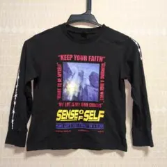 美品　べべ　RAD CUSTOM 長袖カットソー 特別版　130 ブラック