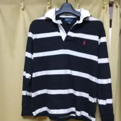 Polo by Ralph Lauren ラガーシャツ ボーダー M