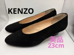 KENZO PARIS ケンゾー スエードパンプス ブラック 35 1/2のサムネイル