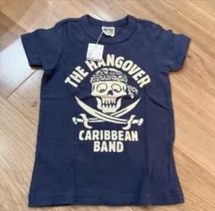 新品　F.O.KIDS スカルプリント Tシャツ ネイビー 110のサムネイル
