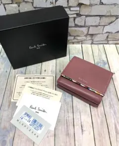 ポールスミス マーガレットプリントトリム 三つ折り財布 コンパクトウォレット