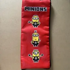 ミニオンズ折り畳み傘袋☆赤✖️黒