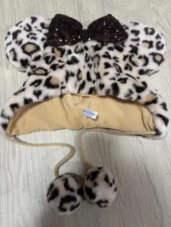 東京ディズニーリゾート ヒョウ柄キャップ