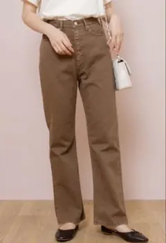flower サニーフレアパンツ ブラウンのサムネイル