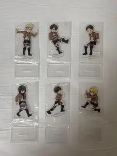 一番くじ 進撃の巨人 H賞 アクリルスタンド　6体セット