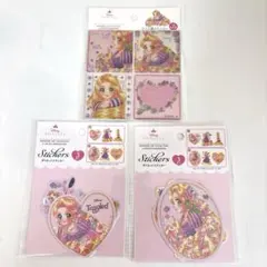 ディズニー　ラプンツェル　タイル調ステッカー　ダイカットステッカー　中川翔子