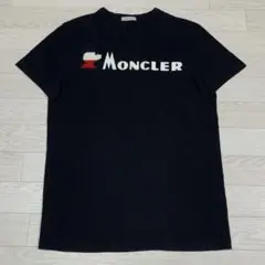 MONCLER ロゴワッペン Tシャツ ブラック XXL - メルカリ