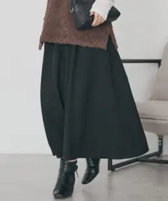 84.AMERICAN HOLIC：【選べる丈】ギャザーウールライクスカーチョ