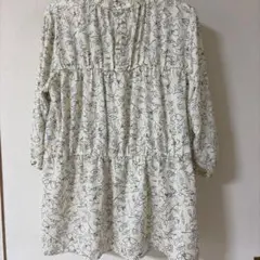 a.v.v standard 花柄 チュニック ベージュ