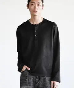 完売品 REFINED WAFFLE HENLEY NECK L/S TEEのサムネイル