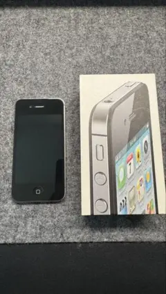 iPhone4S 16GB 動作確認済み 付属品あり 箱付き ブラック 本体 iPhone4S｜アップル SoftBank 16GB ブラック｜中古品｜修理販売