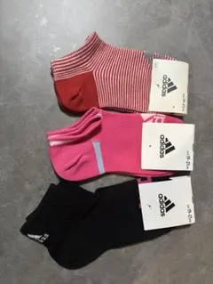 adidas キッズソックス 19-21cm 3足セット