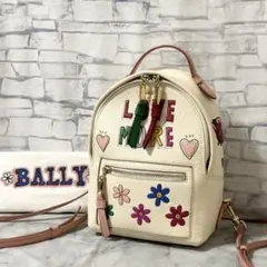 美品 希少✨BALLY バリー✖️青山テルマ コラボ・レザー ミニリュック 