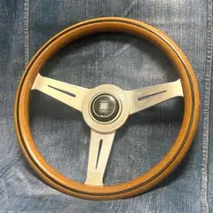 ナルディ ガラ3 タイプ3 36.5Φ マホガニー 美品 ホーンボタン付 希少