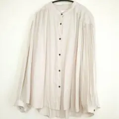 美品】FRAMeWORK シアーボイルシャツ 羽織 長袖 ベージュ - メルカリ