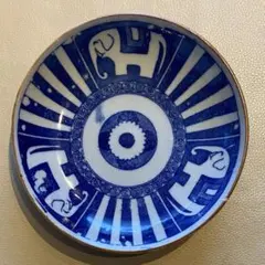 E 小皿 山仁製 サーカス象 明治大正 図変わり 印判 古皿 飾り皿 - メルカリ