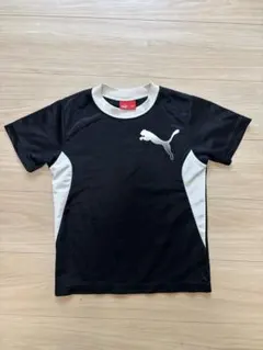 PUMA サッカーシャツ ブラック ホワイト 130