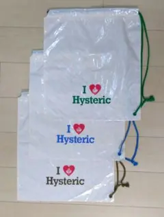 hysteric ビニール袋ヒモ付き　3枚