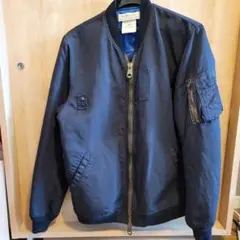 REMI RELIEF ジップアップジャンパー　レミレリーフ 黒