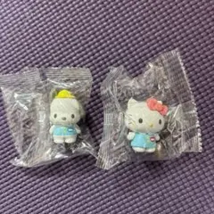 キティ　ポチャッコ　韓国　フィギュア