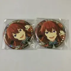 あんスタ　中国　5周年缶バッチ　朱桜司