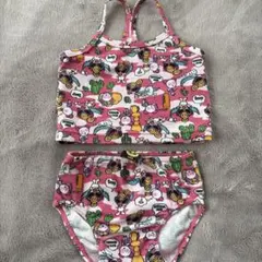 hysteric mini ヒスミニ 水着 キャップ付き ベア 白クリーム 新品 