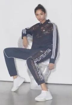 adidasバイステラマッカートニー レーススウェットパンツ S