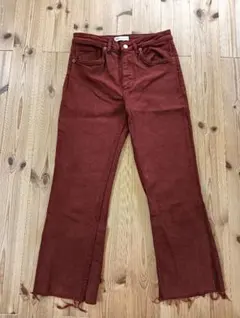 ZARA カラーデニム テラコッタ EUR38のサムネイル